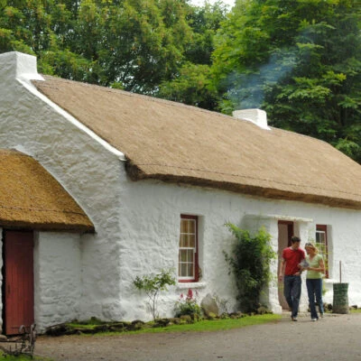 Ulster American Folk Park   Thatched Cottage