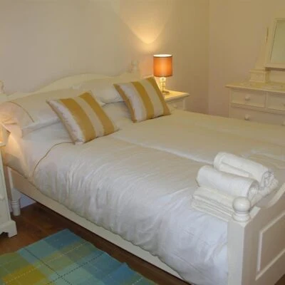 Kilcootry Barn - double bed room with side tables