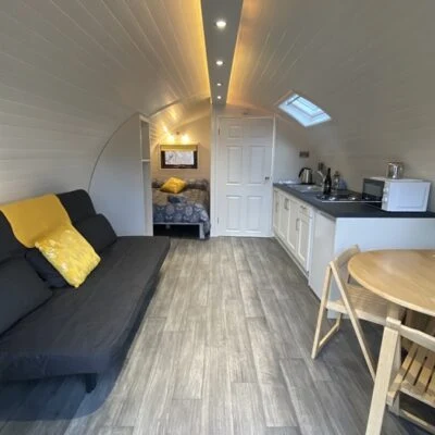 Gortin Glen Glamping - Inside the pod